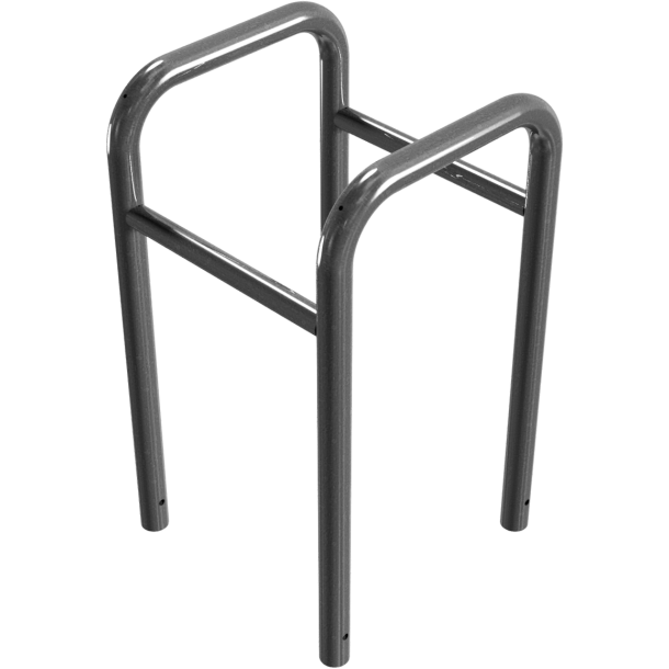 Anti-nudge hoop | for trees and posts | hot-dip galvanized | width: 600 mm, depth: 600 mm, height above ground: 650 mm | for casting in concrete